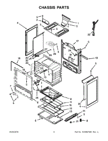 05 - Chassis Parts parts for Maytag Range AGR5630BDW2 from AppliancePartsPros.com