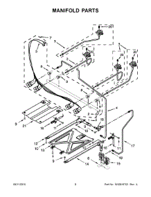 04 - Manifold Parts parts for Maytag Range AGR6603SFW0 from AppliancePartsPros.com