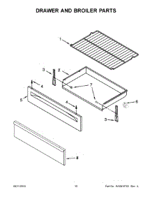 06 - Drawer And Broiler Parts parts for Maytag Range AGR6603SFW0 from AppliancePartsPros.com