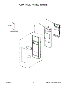 02 - Control Panel Parts parts for Maytag Microwave AMV1150VAW5 from AppliancePartsPros.com