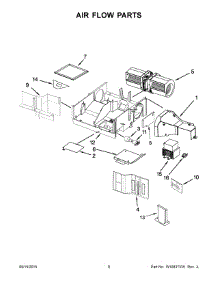05 - Air Flow Parts parts for Maytag Microwave AMV1160VAB4 from AppliancePartsPros.com