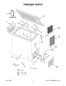 02 - Freezer Parts parts for Maytag Freezer AQC0701DRW00 from AppliancePartsPros.com