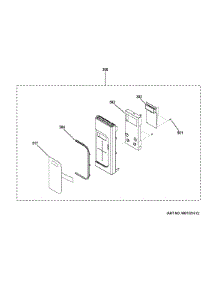 02 - Control Parts parts for Ge Microwave AVM4160DF1WS from AppliancePartsPros.com