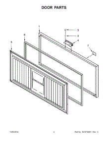 03 - Door Parts parts for Maytag Freezer AZC31T15DW00 from AppliancePartsPros.com