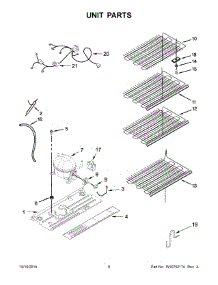 05 - Unit Parts parts for Maytag Freezer AZM12X17DW00 from AppliancePartsPros.com