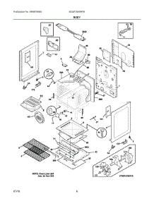 04 - Body parts for Electrolux Range BGGF3045RFB from AppliancePartsPros.com