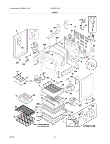 07 - Body parts for Electrolux Range CEI30IF4LSB from AppliancePartsPros.com