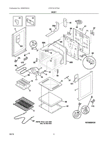 03 - Body parts for Electrolux Range CFEF3014TWA from AppliancePartsPros.com