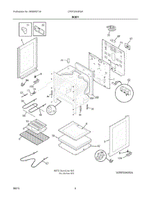 03 - Body parts for Electrolux Range CFEF3043RSA from AppliancePartsPros.com