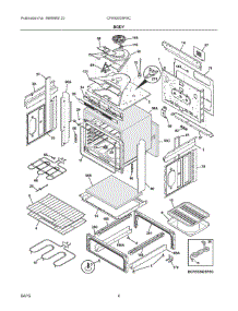 03 - Body parts for Electrolux Range CFES3025PSC from AppliancePartsPros.com