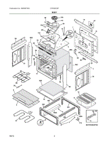 03 - Body parts for Electrolux Range CFES3025PSF from AppliancePartsPros.com