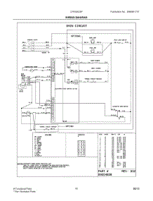 07 - Wiring Diagram parts for Electrolux Range CFES3025PWA from AppliancePartsPros.com