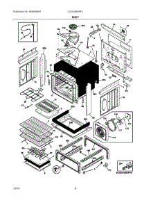 04 - Body parts for Electrolux Range CGDS3065PFC from AppliancePartsPros.com