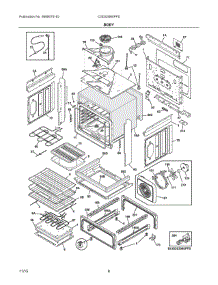 04 - Body parts for Electrolux Range CGDS3065PFD from AppliancePartsPros.com