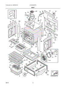 04 - Body parts for Electrolux Range CGDS3065PFG from AppliancePartsPros.com
