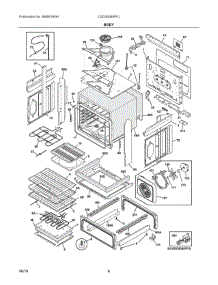 04 - Body parts for Electrolux Range CGDS3065PFJ from AppliancePartsPros.com