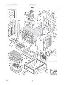 04 - Body parts for Electrolux Range CGDS3065PFK from AppliancePartsPros.com