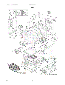 03 - Body parts for Electrolux Range CGEF3059RFA from AppliancePartsPros.com