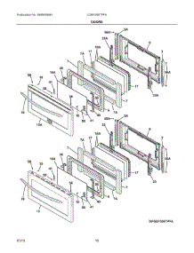 05 - Doors parts for Electrolux Range CGEF306TPFA from AppliancePartsPros.com