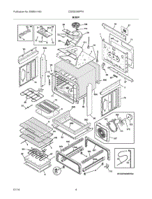 05 - Body parts for Frigidaire Range CGES3065PFA from AppliancePartsPros.com