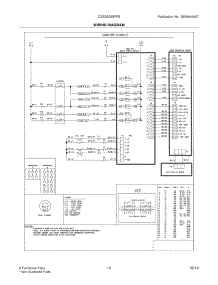 11 - Wiring Diagram parts for Frigidaire Range CGES3065PFB from AppliancePartsPros.com
