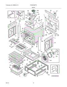05 - Body parts for Frigidaire Range CGES3065PFC from AppliancePartsPros.com