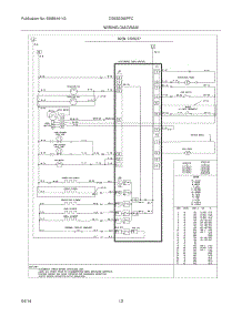 10 - Wiring Diagram parts for Frigidaire Range CGES3065PFC from AppliancePartsPros.com