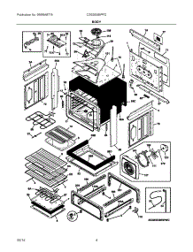 03 - Body parts for Electrolux Range CGES3065PFD from AppliancePartsPros.com