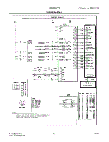 07 - Wiring Diagram parts for Electrolux Range CGES3065PFD from AppliancePartsPros.com