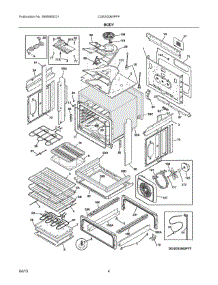 03 - Body parts for Electrolux Range CGES3065PFF from AppliancePartsPros.com