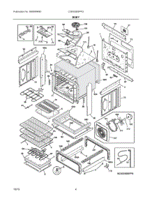 03 - Body parts for Electrolux Range CGES3065PFG from AppliancePartsPros.com