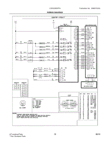07 - Wiring Diagram parts for Electrolux Range CGES3065PFH from AppliancePartsPros.com