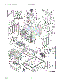 03 - Body parts for Electrolux Range CGES3065PWF from AppliancePartsPros.com