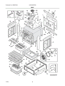 03 - Body parts for Electrolux Range CGES3065PWG from AppliancePartsPros.com