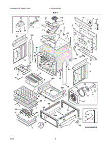 03 - Body parts for Electrolux Range CGES3065PWJ from AppliancePartsPros.com