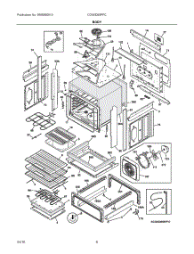 04 - Body parts for Electrolux Range CGIS3065PFC from AppliancePartsPros.com