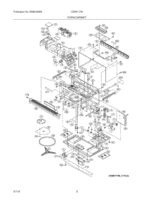 03 - Oven,Cabinet parts for Frigidaire Microwave CGMV173KBC from AppliancePartsPros.com