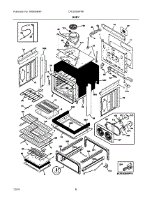 04 - Body parts for Electrolux Range CPDS3085PFB from AppliancePartsPros.com