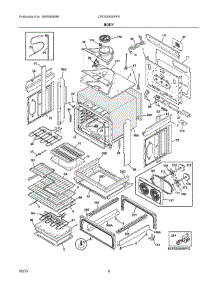 04 - Body parts for Electrolux Range CPDS3085PFE from AppliancePartsPros.com