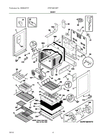 03 - Body parts for Electrolux Range CPEF3081MFF from AppliancePartsPros.com