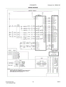 11 - Wiring Diagram parts for Frigidaire Range CPES3085PFB from AppliancePartsPros.com