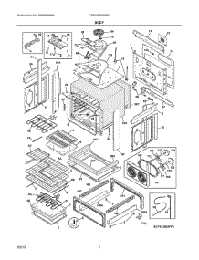 03 - Body parts for Electrolux Range CPES3085PFE from AppliancePartsPros.com