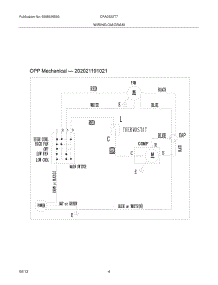 04 - Wiring Diagram parts for Frigidaire Air Conditioner CRA052XT747 from AppliancePartsPros.com