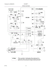 04 - Wiring Diagram parts for Frigidaire Air Conditioner CRA09EPT115 from AppliancePartsPros.com