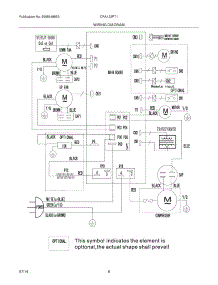 04 - Wiring Diagram parts for Frigidaire Air Conditioner CRA123PT111 from AppliancePartsPros.com