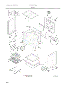 03 - Body parts for Electrolux Range CWEF3007TWA from AppliancePartsPros.com