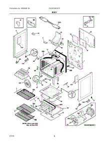 04 - Body parts for Electrolux Range DGGF3042KFP from AppliancePartsPros.com