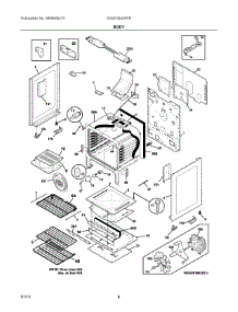 04 - Body parts for Electrolux Range DGGF3042KFR from AppliancePartsPros.com