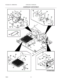 05 - Compressor Compartment parts for Electrolux Wine Cooler E24WC50QS0 from AppliancePartsPros.com
