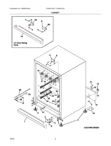 03 - Cabinet parts for Electrolux Wine Cooler E24WL50QS0 from AppliancePartsPros.com